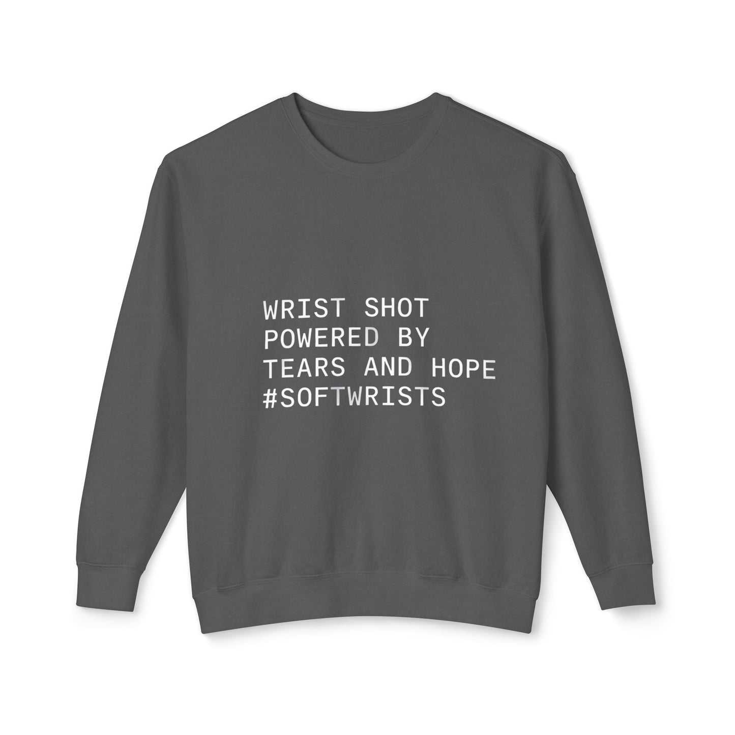 Grit Line Co. Crewneck – Wrist Shot Powered by Tears and Hope #SoftWrists