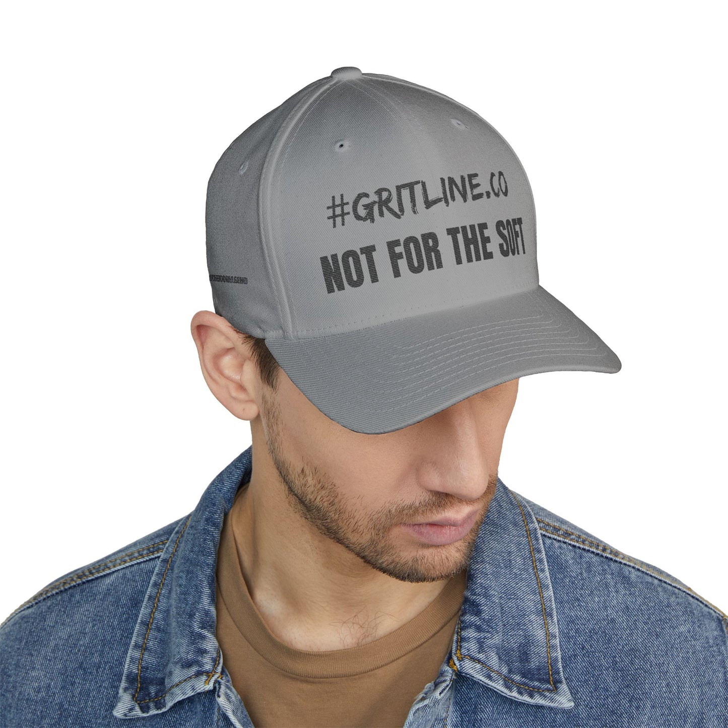 Stats Don’t Lie – Grit Line Co. Hat Closed-Back Structured Cap (Embroidery)