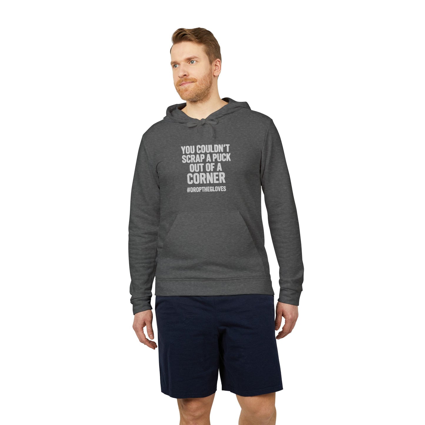 Adidas Sports Fleece Hoodie – You Couldn’t Scrap a Puck Out of a Corner | Grit Line Co.