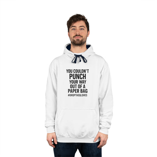 🔥Gritty Varsity Hoodie – “Paper Bag Punch” Edition | Grit Line Co.