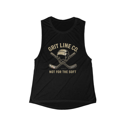 ‼️Grit Line Co. Women’s Flowy Muscle Tank – OG Logo